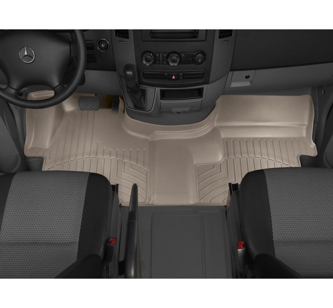 Коврики WeatherTech Beige для Mercedes-Benz Sprinter (mkII)(cargo); Dodge Sprinter (mkI)(cargo) 2006-2018, цена: 11 609 грн.