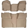 Коврики WeatherTech Beige для Chevrolet Silverado (mkII)(double cab)(no 4x4 shifter)(1 row bench)(no storage boxes under 2 row) 2007-2014, цена: 14 302 грн.