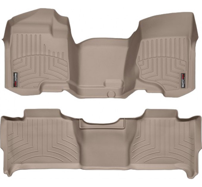 Коврики Weathertech Beige для Chevrolet Tahoe (mkIII)(1-2 row) 2007-2014 gasoline, ціна: 12 440 грн.