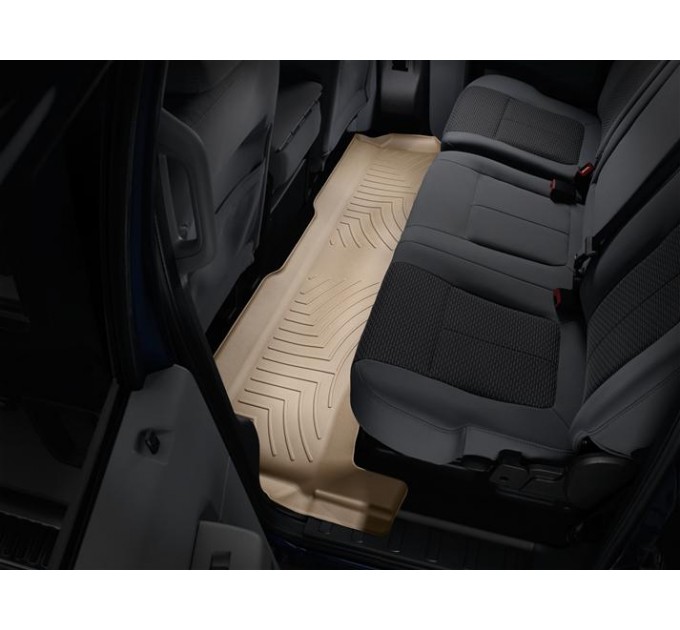 Коврики WeatherTech Beige для Ford Super Duty (mkIII)(double cab)(no 4x4 shifter)(1 row - 1pc.)(raised dead pedal) 2012-2016 automatic, цена: 14 302 грн.