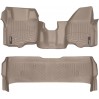 Коврики WeatherTech Beige для Ford Super Duty (mkIII)(double cab)(no 4x4 shifter)(1 row - 1pc.)(no dead pedal) 2011-2012 automatic, цена: 14 302 грн.