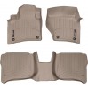 Коврики Weathertech Beige для Volkswagen Touareg; Porsche Cayenne (mkII)(4 zone climate) 2013-2018, ціна: 10 986 грн.