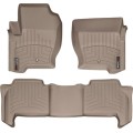 Коврики Weathertech Beige для Land Rover Range Rover Sport (mkI)(2 fixing hooks) 2008-2013, ціна: 11 709 грн.