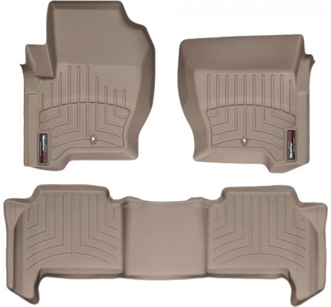 Коврики WeatherTech Beige для Land Rover Range Rover Sport (mkI)(2 fixing hooks) 2008-2013, цена: 10 986 грн.
