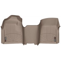 Коврик Weathertech Beige для Chevrolet Silverado (single cab)(mkII)(no 4x4 shifter)(1 row bench) 2007-2014