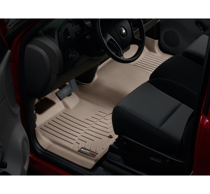 Коврик Weathertech Beige для Chevrolet Silverado (single cab)(mkII)(no 4x4 shifter)(1 row bench) 2007-2014, ціна: 8 240 грн.