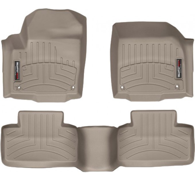 Коврики Weathertech Beige для Land Rover Range Rover Evoque (mkI)(4 fixings) 2011-2013, ціна: 10 941 грн.