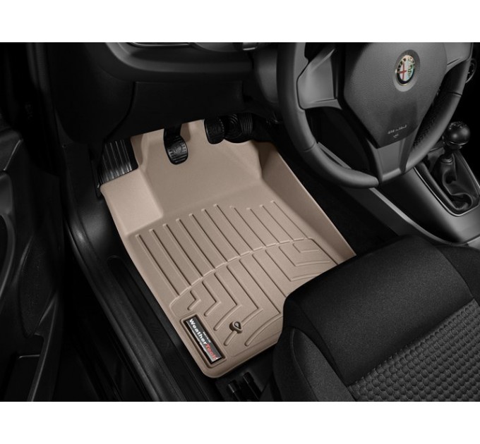 Коврики Weathertech Beige для Alfa Romeo Giulietta (mkI)(1 row) 2010-2020; Lancia Delta (mkIII)(1 row) 2008-2014, ціна: 6 512 грн.