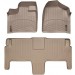 Коврики Weathertech Beige для Chrysler Town & Country (mkV); Volkswagen Routan (mkI)(1-2 row)(with super console)(2 row luxury bucket seats) 2011-2016, ціна: 10 986 грн.