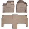 Коврики Weathertech Beige для Chrysler Town & Country (mkV); Volkswagen Routan (mkI)(1-2 row)(with super console)(2 row luxury bucket seats) 2011-2016, ціна: 10 986 грн.