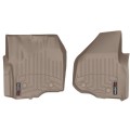 Коврики Weathertech Beige для Ford Super Duty (extended & double cab)(mkIII)(no 4x4 shifter)(raised dead pedal)(2 pcs.)(1 row) 2012-2016 automatic, ціна: 6 625 грн.