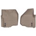 Коврики Weathertech Beige для Ford Super Duty (extended & double cab)(mkIII)(no 4x4 shifter)(raised dead pedal)(2 pcs.)(1 row) 2012-2016 automatic, ціна: 6 625 грн.
