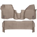 Коврики WeatherTech Beige для Ford Super Duty (mkIII)(double cab)(no 4x4 shifter)(1 row - 1pc.)(raised dead pedal) 2012-2016 automatic, цена: 15 243 грн.
