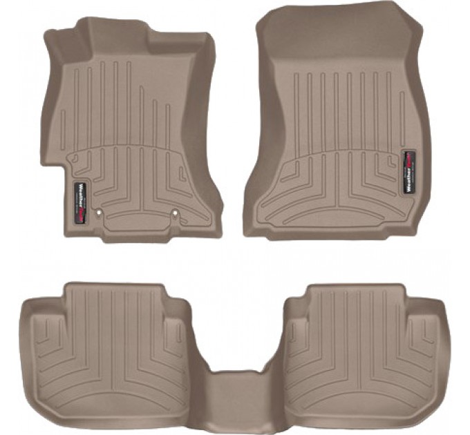 Коврики WeatherTech Beige для Subaru Impreza (mkIV) / XV (mkI) / Levorg (mkI) 2012-2016, цена: 10 779 грн.