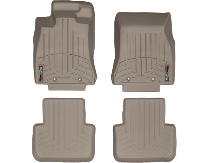 Коврики Weathertech Beige для Jaguar XF (X250)(RWD)(4 fixing hooks) 2008-2015, ціна: 12 426 грн.