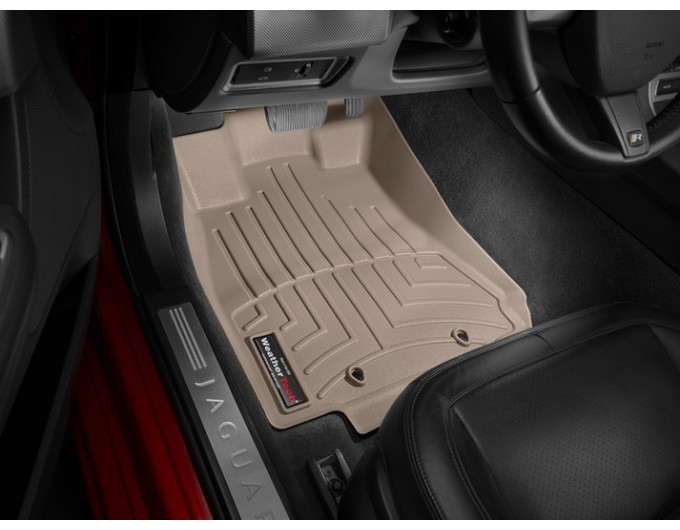 Коврики Weathertech Beige для Jaguar XF (X250)(RWD)(4 fixing hooks) 2008-2015, ціна: 12 426 грн.