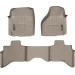 Коврики WeatherTech Beige для Dodge Ram (mkIV)(quad cab)(4 fixing hooks)(with Full Lenght Console) 2012-2018, цена: 13 915 грн.