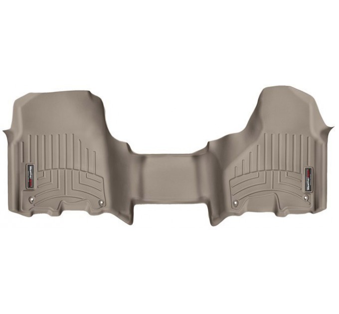 Коврики WeatherTech Beige для Dodge Ram (mkIV)(crew cab)(4 fixing hooks)(no 4x4 shifter)(with Armrest Console)(1 row) 2012-2018, цена: 7 878 грн.