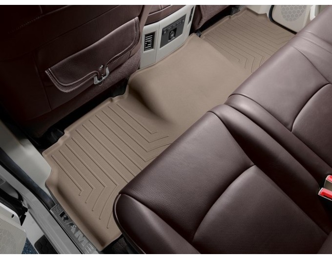 Коврики WeatherTech Beige для Dodge Ram (mkIV)(mega cab)(4 fixing hooks)(with Full Lenght Console) 2012-2018, цена: 11 709 грн.