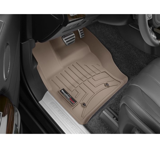 Коврики WeatherTech Beige для Land Rover Range Rover (mkIV)(long)(no console on 2 row) 2014-2017, цена: 10 849 грн.