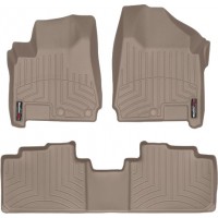 Коврики Weathertech Beige для Cadillac SRX (mkII)(3 big fixings) 2012-2016