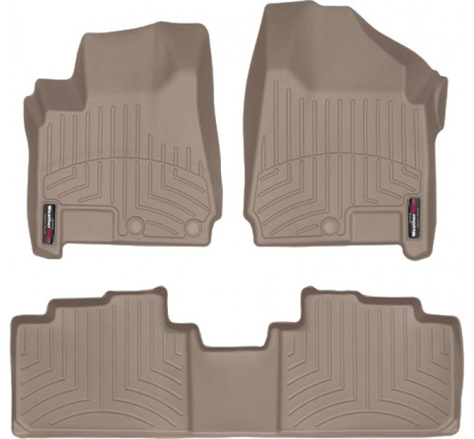 Коврики WeatherTech Beige для Cadillac SRX (mkII)(3 big fixings) 2012-2016, цена: 10 986 грн.