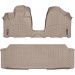 Коврики WeatherTech Beige для Dodge Grand Caravan (mkV)(1-2 row)(no console)(2 row bench)(no Stow & Go or Swivel & Go seats) 2012→, цена: 12 648 грн.