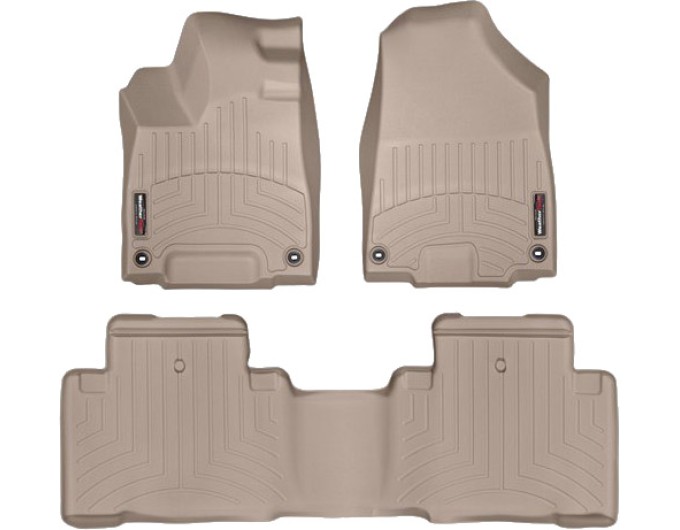 Коврики WeatherTech Beige для Acura MDX (mkIII)(not hybrid)(1-2 row) 2014-2020, цена: 11 709 грн.