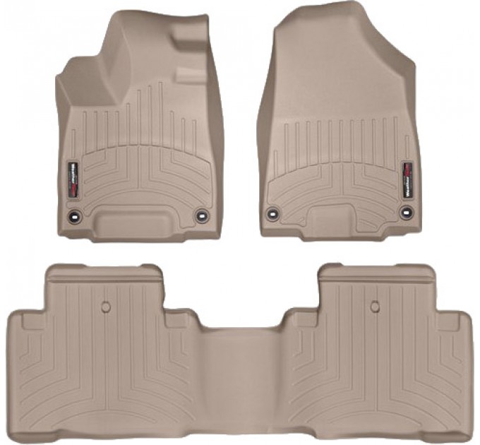 Коврики WeatherTech Beige для Acura MDX (mkIII)(not hybrid)(1-2 row) 2014-2020, цена: 10 186 грн.