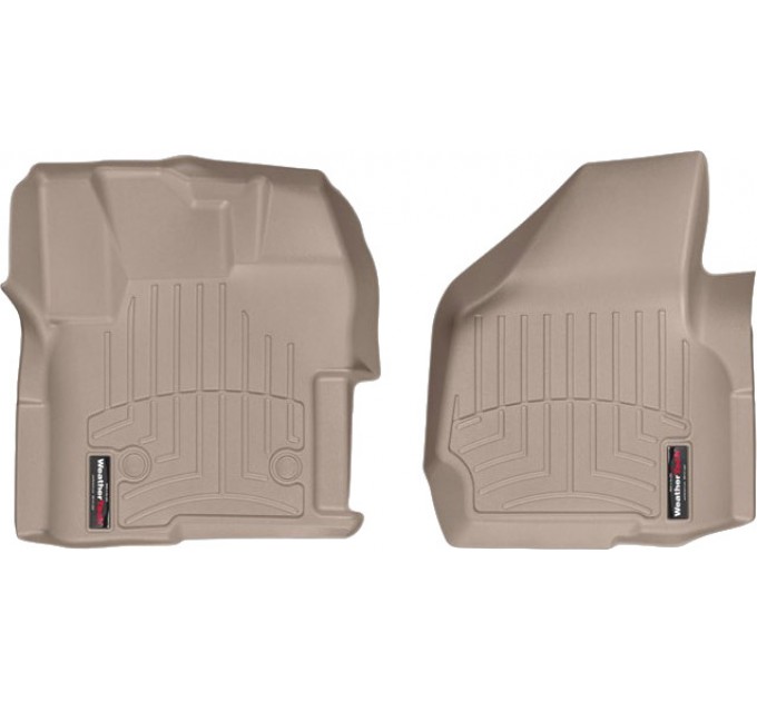 Коврики WeatherTech Beige для Ford Super Duty (mkIII)(single cab)(with 4x4 shifter)(raised dead pedal) 2012-2016 automatic, цена: 6 216 грн.
