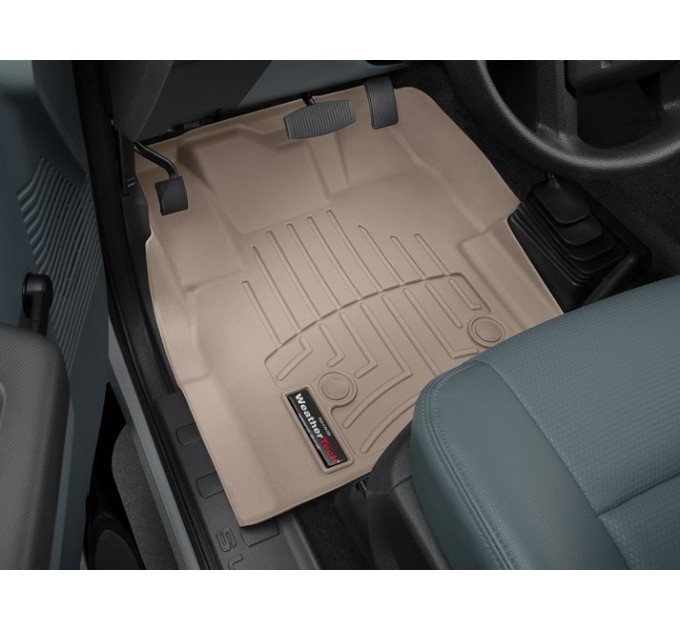 Коврики WeatherTech Beige для Ford Super Duty (mkIII)(single cab)(with 4x4 shifter)(raised dead pedal) 2012-2016 automatic, цена: 6 216 грн.