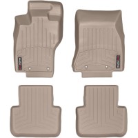 Коврики WeatherTech Beige для Jaguar XF (X250)(AWD)(4 fixing hooks) 2008-2015