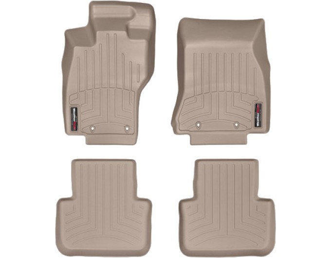 Коврики Weathertech Beige для Jaguar XF (X250)(AWD)(4 fixing hooks) 2008-2015, ціна: 12 426 грн.