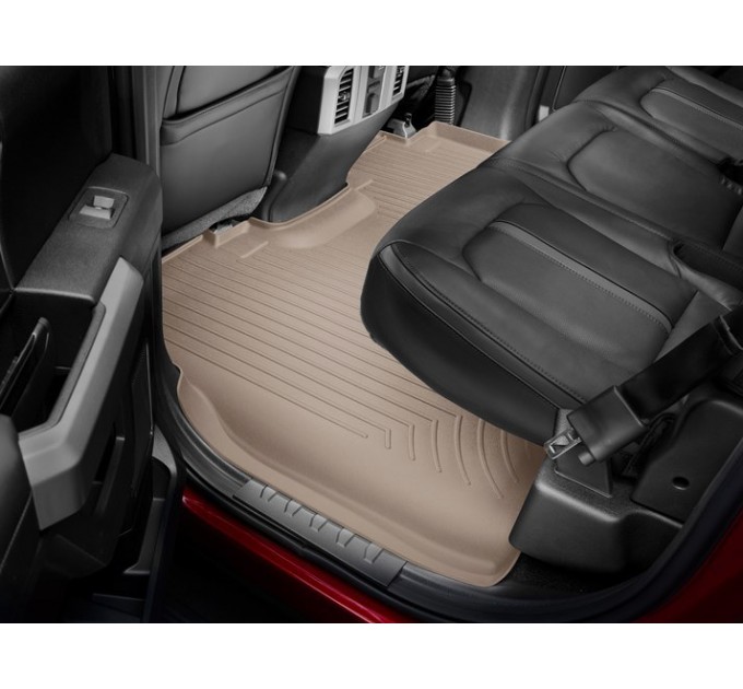 Коврики WeatherTech Beige для Ford F-150 (mkXII)(double cab)(1 row bucket seats)(2 row) 2015-2020, цена: 4 770 грн.