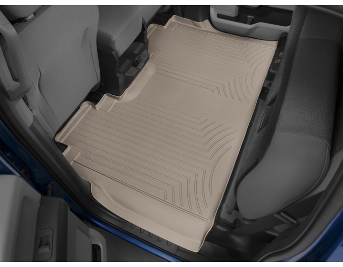 Коврики WeatherTech Beige для Ford F-150 (mkXII)(double cab)(1 row - 1pc.)(1 row bench seats) 2015→, цена: 15 243 грн.