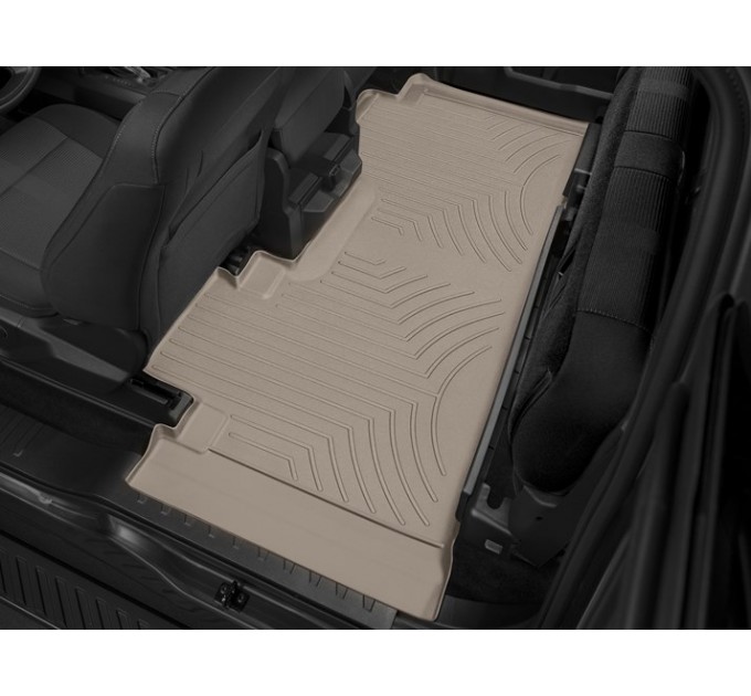 Коврики WeatherTech Beige для Ford Super Duty (mkIV)(extended cab)(1 row - 2pcs.)(1 row bench seats) 2017→, цена: 11 194 грн.