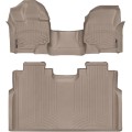 Коврики WeatherTech Beige для Ford F-150 (mkXII)(double cab)(1 row - 1pc.)(1 row bench seats) 2015→, цена: 15 243 грн.