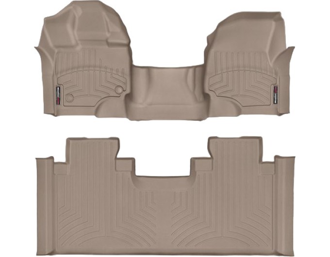 Коврики WeatherTech Beige для Ford F-150 (mkXII)(extended cab)(1 row - 1pc.)(1 row bench seats) 2015→, цена: 15 243 грн.