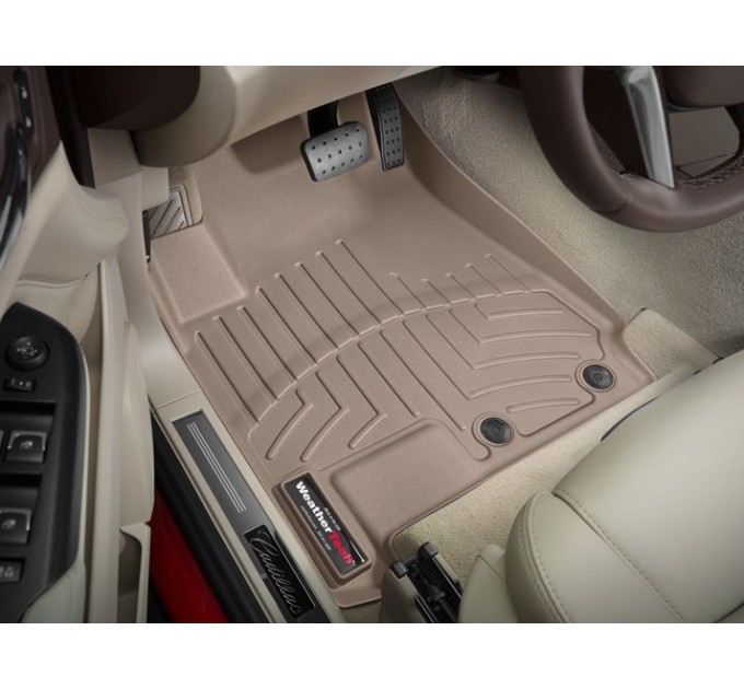 Коврики WeatherTech Beige для Cadillac SRX (mkII)(3 small fixings) 2010-2012, цена: 10 986 грн.