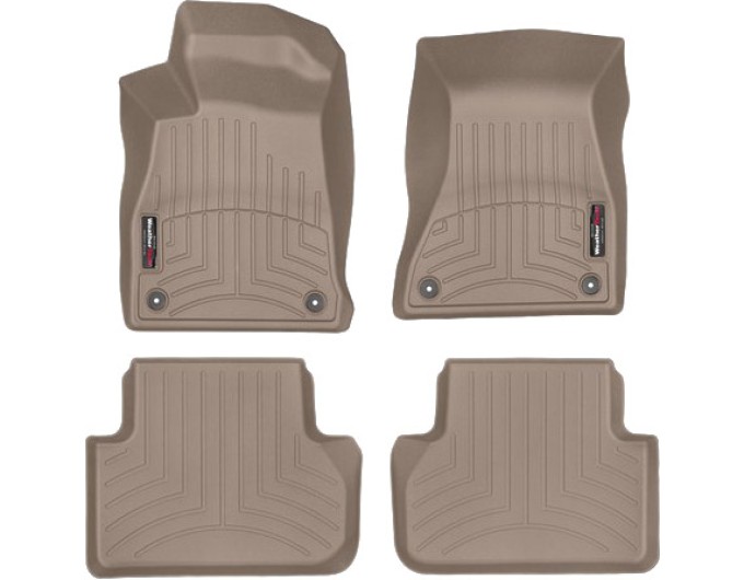 Коврики WeatherTech Beige для Audi A4/S4/RS4 (B9) / A5/S5/RS5 (mkII)(sportback)(no fixings on 2 row) 2016→, цена: 11 488 грн.