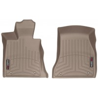 Коврики WeatherTech Beige для BMW 7-series (G11/G12)(AWD & RWD)(1 row) 2015→