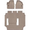 Коврики WeatherTech Beige для Chrysler Pacifica (mkII)(not hybrid)(2 row - 2 seat bench)(1-2-3 row) 2016-2020, цена: 12 640 грн.