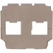 Коврики WeatherTech Beige для Chrysler Pacifica (mkII)(hybrid)(Touring & Limited Trim)(2-3 row) 2016→, цена: 6 847 грн.