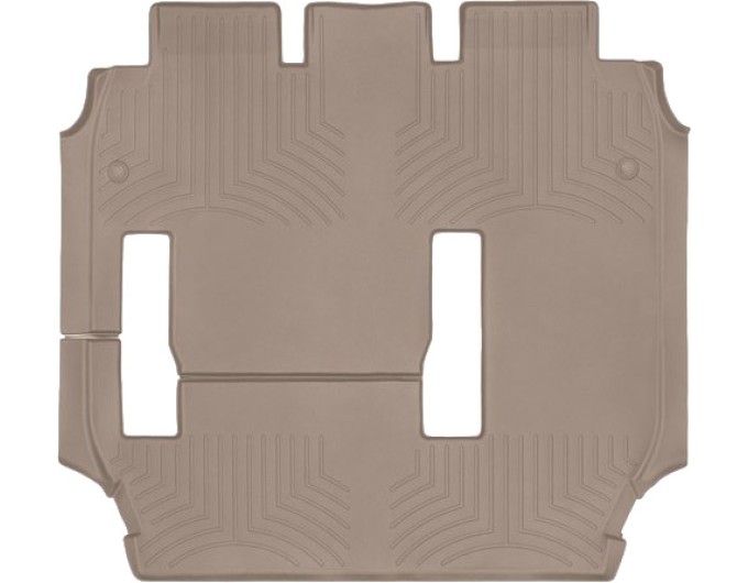 Коврики WeatherTech Beige для Chrysler Pacifica (mkII)(not hybrid)(2 row - 2 seat bench)(2-3 row) 2016-2020, цена: 6 847 грн.