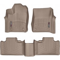Коврики WeatherTech Beige для Jeep Grand Cherokee (WK2)(4 clips) 2016-2021 (EU)