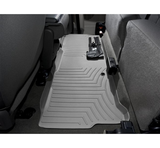 Коврики WeatherTech Grey для Ford Super Duty (mkII)(extended cab)(no 4x4 shifter)(1 row - 1pc.) 2008-2010 automatic, цена: 12 648 грн.