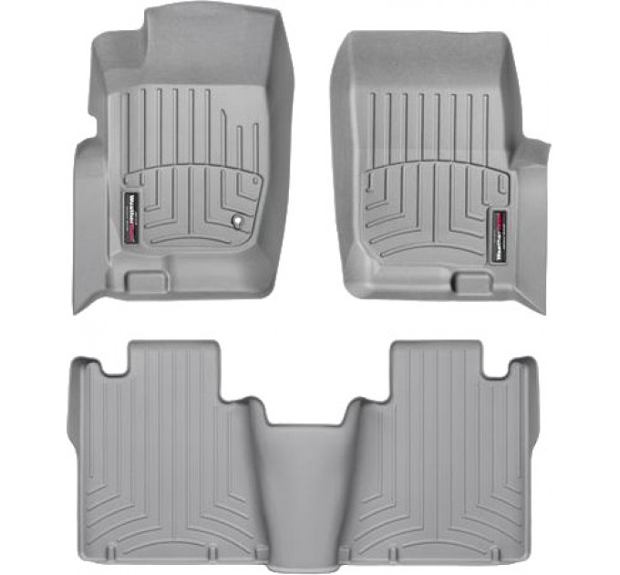 Коврики WeatherTech Grey для Ford Explorer (mkIII); Mercury Mountaineer (1-2 row)(2 row bench seats or bucket no console) 2002-2005, цена: 10 779 грн.