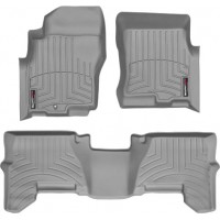 Коврики Weathertech Grey для Nissan Pathfinder (US)(mkIII) / Nissan Xterra (N50)(1-2 row)(1 fixing) 2005-2008