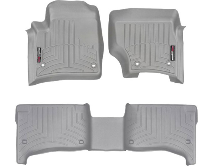 Коврики WeatherTech Grey для Volkswagen Touareg (mkI); Porsche Cayenne (mkI)(4 oval fixings) 2002-2008, цена: 12 666 грн.