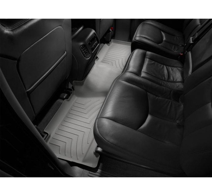 Коврики WeatherTech Grey для Cadillac Escalade ESV / EXT (II); Chevrolet Suburban (IX) / Avalanche (I) / Silverado (I); GMC Yukon XL (IX) / Sierra (I)(double cab)(2 row) 2000-2007, цена: 4 770 грн.